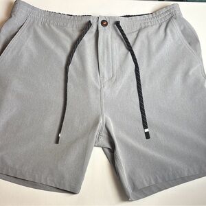 Salt Life Hybrid Shorts Men's Size 40 Gray Topwater Fishing‎ Boardwalk Shorts
